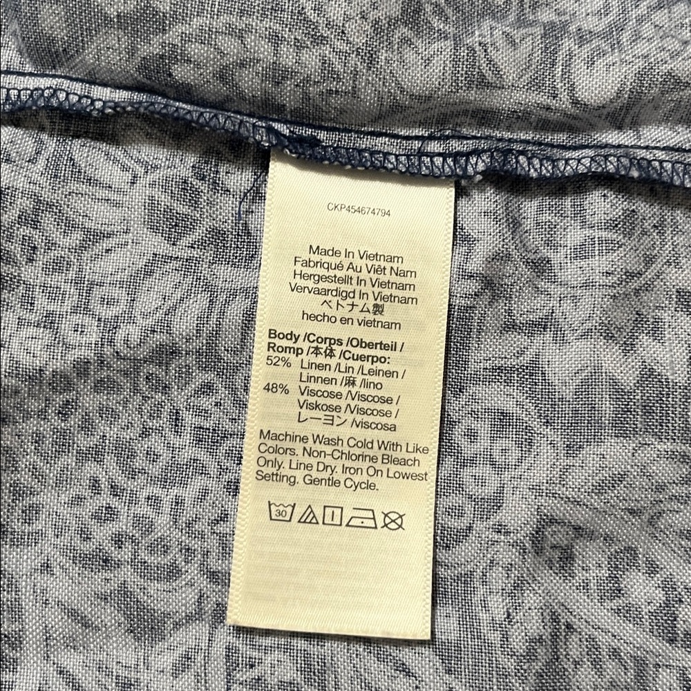 Madewell Blue Paisley Midi Skirt - Picture 7 of 10